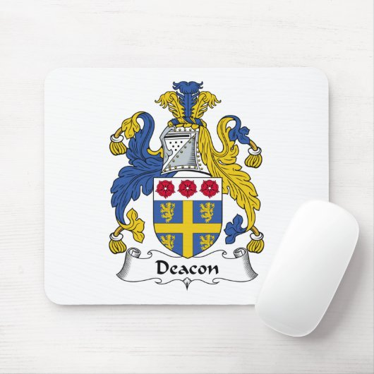 Diakon-Familienwappen Mousepad (Mit Mouse)