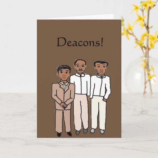 Diakone Karte (Gelbe Blume)