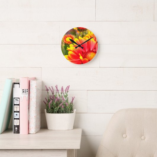 Dial Blume Runde Wanduhr (Lesesaal)