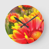 Dial Blume Runde Wanduhr (Vorderseite)