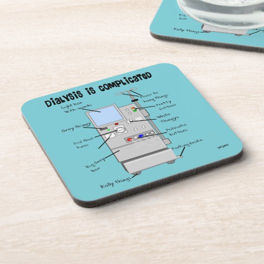 Dial umor getränkeuntersetzer (Linke Seite)