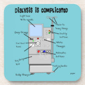 Dial umor getränkeuntersetzer (Vorderseite)