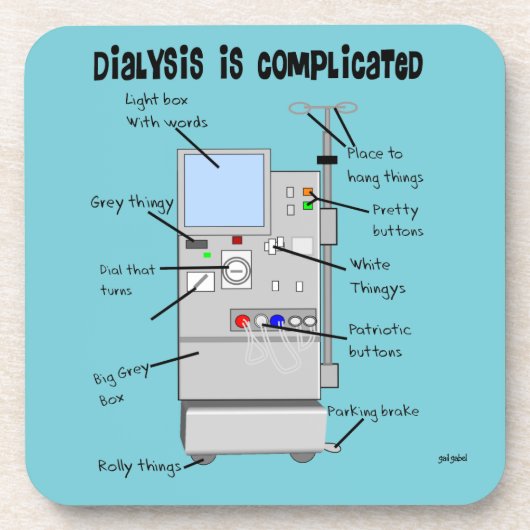 Dial umor getränkeuntersetzer (Vorderseite)