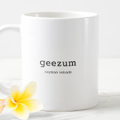 Dialect Geezum Kaffeetasse