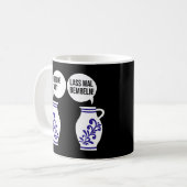 Dialect Hessen Apples Bembel Cider Jug Egg Gourd W Kaffeetasse (Vorderseite Links)