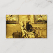 DIALEKTIK ALLEGORIE Gelb, Rosa, Fuchsia Visitenkarte (Rückseite)