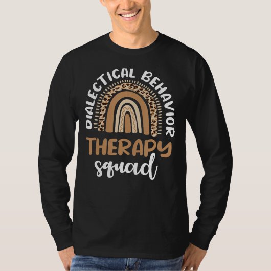 Dialektisches Verhalten Therapie Squad Therapeut D T-Shirt (Vorderseite)