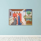 Dialog zwischen Boethius und Philosophie Leinwanddruck (Insitu (Holzboden))