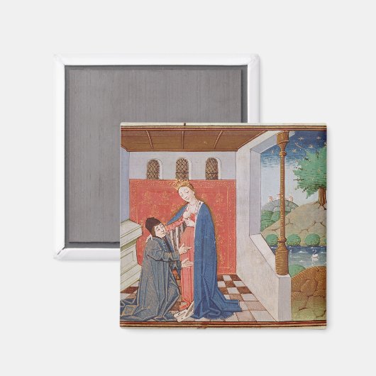 Dialog zwischen Boethius und Philosophie Magnet (Vorderseite/Rückseite)