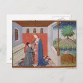 Dialog zwischen Boethius und Philosophie Postkarte (Vorne/Hinten)