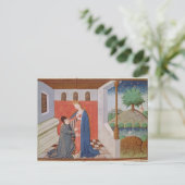 Dialog zwischen Boethius und Philosophie Postkarte (Stehend Vorderseite)