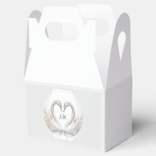 Dialogfeld "Benutzerdefinierte Swan-Gastgeschenk H Geschenkschachtel (Geöffnet)