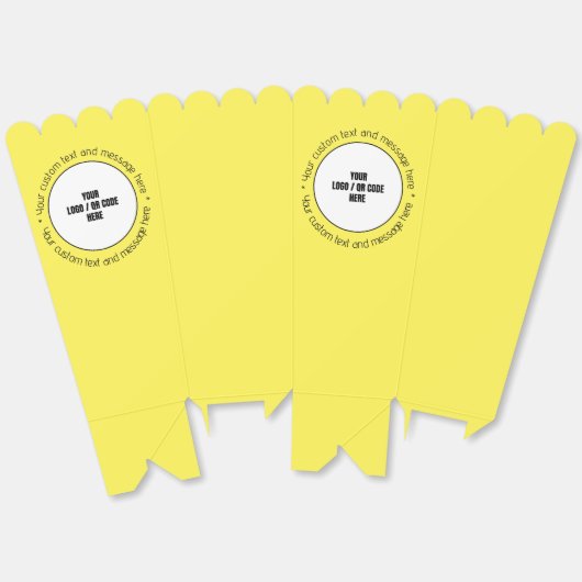 Dialogfeld "Benutzerdefiniertes Firmenlogo QR-Code Geschenkschachtel (Ungeklappt)