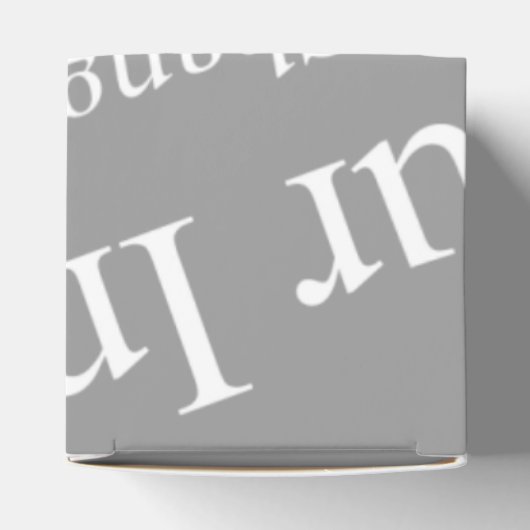 Dialogfeld "Benutzerdefiniertes Gastgeschenk" Geschenkschachtel (Oben)