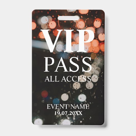 Dialogfeld "Benutzerdefiniertes VIP QR-Code-Ereign Ausweis (Vorderseite)