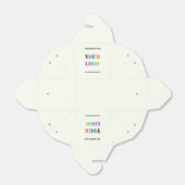 Dialogfeld "Eigenes Firmenlogo und Textwerbung" Geschenkschachtel (Ungefaltet)