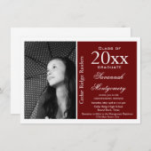 Dialogfeld "Foto-Graduierungsankündigungen" Einladung (Vorne/Hinten)