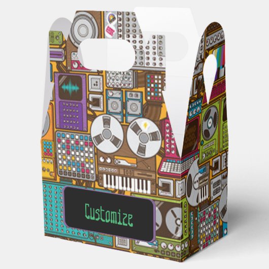 Dialogfeld "Gable-Bevorzugung" für Retro-Geräte Geschenkschachtel (Geöffnet)