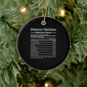 Dialyse Diätitische Ernährung Fakten - Nephrologie Keramik Ornament