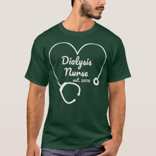 Dialyse-Krankenpflege-Stethoscope T-Shirt