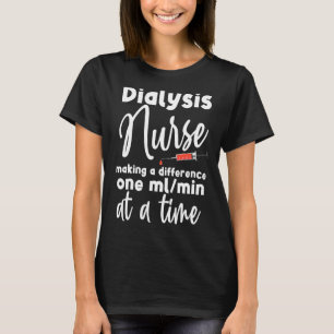 Dialyse-Krankenschwester für Techniker Herz Nephro T-Shirt