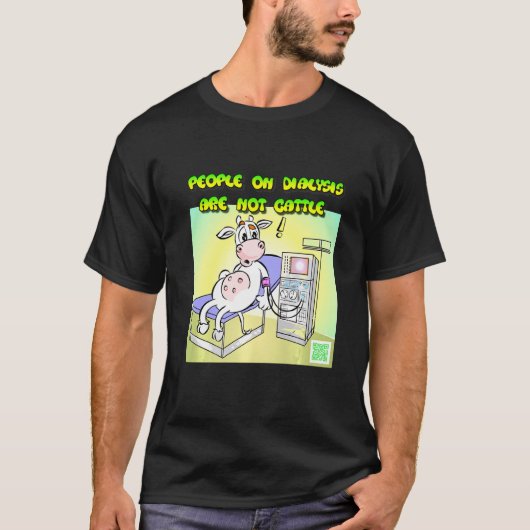 Dialyse-Kuh-Bekleidung T-Shirt (Vorderseite)