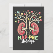 Dialyse Niereninsuffizienz Xmas Dankeskarte (Vorderseite)