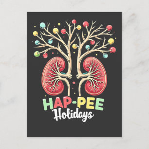 Dialyse Niereninsuffizienz Xmas Postkarte