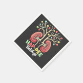 Dialyse Niereninsuffizienz Xmas Serviette (Ecke)