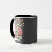 Dialyse Niereninsuffizienz Xmas Tasse (Vorderseite Links)