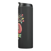 Dialyse Niereninsuffizienz Xmas Thermosbecher (Nach rechts gedreht)