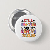 Dialyse Nurse Halloween Toxin Nierenstufe entferne Button (Vorne & Hinten)