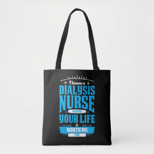 Dialyse Nurse Hero Nephrologie Nephrologie Kranken Tasche