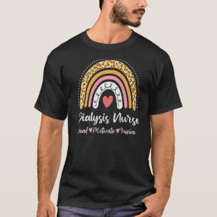 Dialyse Nurse Nephrologie Krankenpflege Student Re T-Shirt