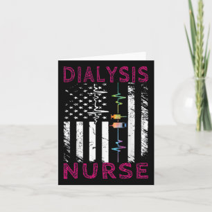 Dialyse Nurse Nephrologie Nierenerkrankung Niereni Karte