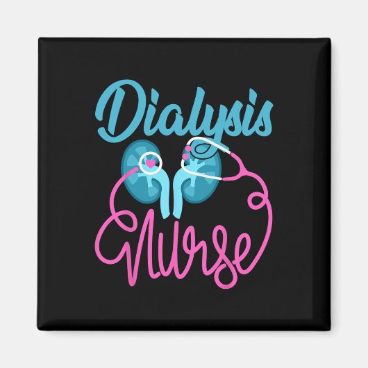 Dialyse Nurse Nephrologie Pflegeteam Dialyse Te Magnet (Vorne)
