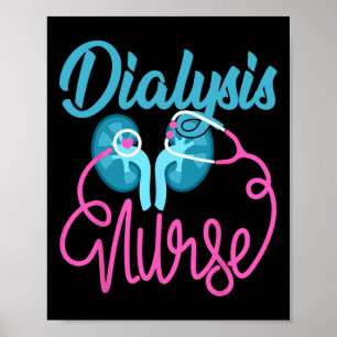 Dialyse Nurse Nephrologie Pflegeteam Dialyse Te Poster