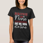 Dialyse Nurse Techniker Dialyse Tech Nephrologie T-Shirt (Vorderseite)
