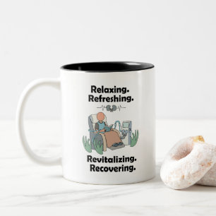 Dialyse-Patienten-Erholungs- und Revitalisierungsf Zweifarbige Tasse