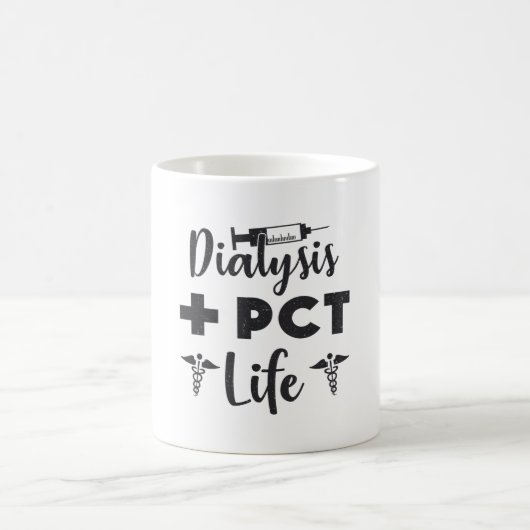 Dialyse + PCT Lebensdialyse Technischer Pflegetech Kaffeetasse (Mittel)