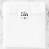 Dialyse + PCT Lebensdialyse Technischer Pflegetech Runder Aufkleber (Tasche)