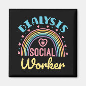 Dialyse Social Worker Renal LCSW Magnet (Vorne)
