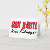 Dialyse Spaß Geschenke und T - Shirt Karte (Gelbe Blume)