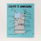 Dialyse Spaß Pillow Puzzle (Vertikal)