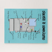 Dialyse Spaß Pillow Puzzle (Horizontal)