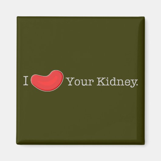 Dialyse Spaß T - Shirt, Geschenke Magnet (Vorne)