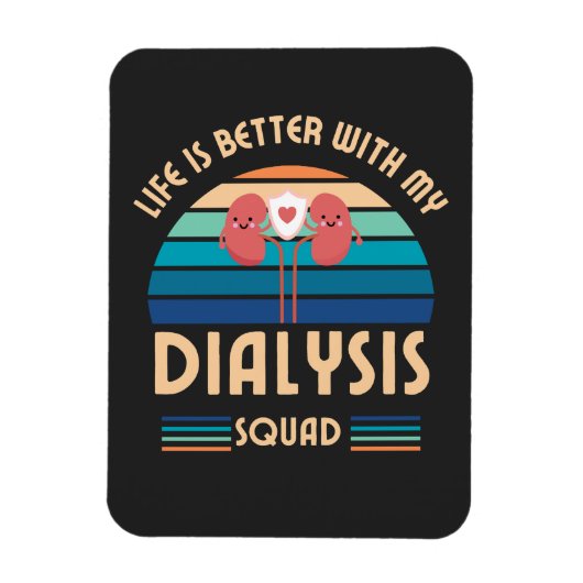 Dialyse Squad Aufwertung Dialysis Nurse Tech Magnet (Vertikal)