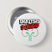 Dialyse Squad Button (Vorne & Hinten)