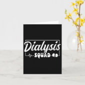 Dialyse Squad Dialyse Technician Nurie Karte (Gelbe Blume)