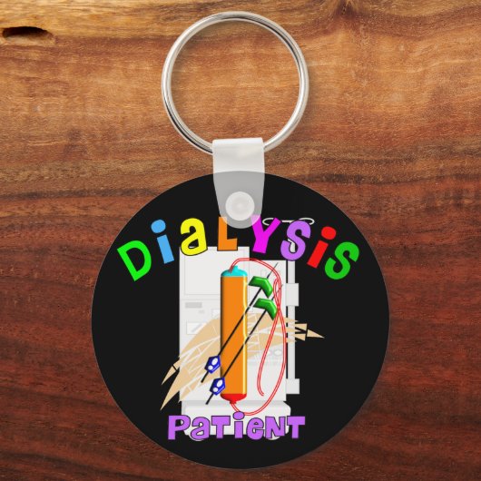 Dialyse T - Shirt und Geschenke Schlüsselanhänger (Vorderseite)